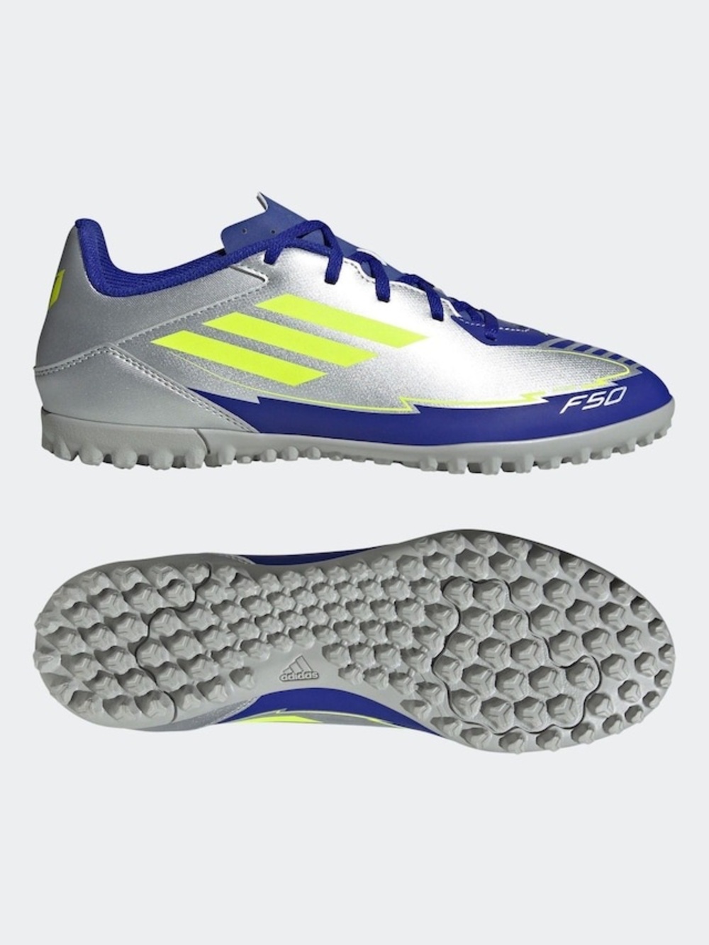 Brand New-adidas Grey F50 Club Tf Messi Football Boots